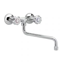 Two hole wall mount mixer tap - RUB00403303